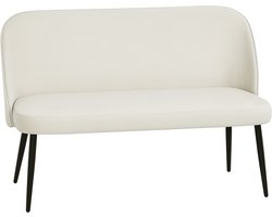 Homcom Loveseat-Polyester, Metaal-127L x 63B x 84,5H cm-Beige