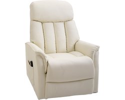 HOMCOM - Relaxfauteuil - met sta-op functie - ligfunctie - zijzak