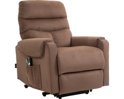 HOMCOM - Relaxfauteuil - met sta-op hulp - met ligfunctie