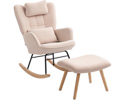 HOMCOM schommelstoel - 70,5B x 101,5T x 99,5H cm