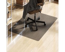 HOMCOM Stoelmat Kunststof 120L x 90B x 1H cm Zwart