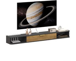 HOMCOM-TV-meubel-MDF-160x24x16cm-Grijs