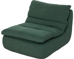 HOMCOM - Vloersofa - Polyester - Schuim - 103x82x75 cm - Groen