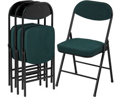 HOMCOM-vouwstoel-45x48,5x82cm-corduroy (100% polyester)-blauw