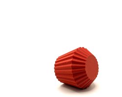 Home 3D® - Kastknop Rood - Set van 4 - Deurknoppen voor Kasten - Incl. Bevestigingsmateriaal - Ontworpen en Gemaakt in Nederland