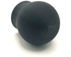 Home 3D® - Kastknop Zwart – Set van 4 – Deurknoppen voor Kasten – Incl. Bevestigingsmateriaal – Ontworpen en Gemaakt in Nederland