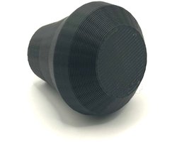 Home 3D® - Kastknop Zwart – Set van 4 – Deurknoppen voor Kasten – Incl. Bevestigingsmateriaal – Ontworpen en Gemaakt in Nederland
