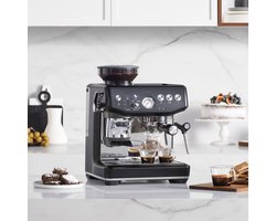 Home All Categories Domestic Appliances Small kitchen appliances Coffee machines Win your order SAGE the Barista Express Impress SES876 Bean to Cup Coffee Machine - Black Stainless Steel