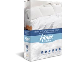 Home by TEMPUR® Matrasbeschermer - Nature – 140 x 210 x 25 cm – Biologisch katoen – Waterdicht - Warmte regulerend – Antimijtbescherming