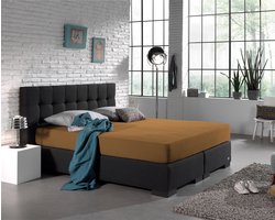 Home Care - Dubbel Jersey - Hoeslaken - 80/90/100x200/220 - Taupe