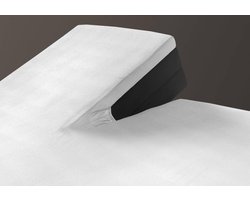 Home Care Splittopper Molton Hoeslaken 80% Katoen / 20% Polyester - 160x220 - Wit
