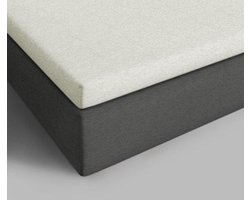 Home Care Topper Hoeslaken Dubbel Jersey - 160/180x200 - Crème