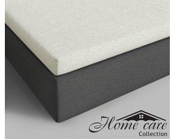 Home Care Topper Hoeslaken - Eenpersoons - 90 x 200 cm - Zwart