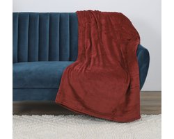 HOME DECO FACTORY - Zachte Fleece Deken voor op de Bank – Warme en Ademende Fleece Deken voor Slaapkamer, Sofa, en Bed – Ideaal voor Koude Avonden, Comfortabel en Lichtgewicht, Machinewasbaar
