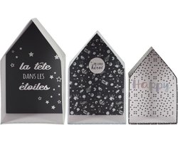 Home deco kids - My Little Heroes - set van 3 nestkastjes voor kinderkamer