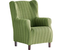 Home Fauteuil hoes, elastische oorfauteuil 33x42x8 cm groen