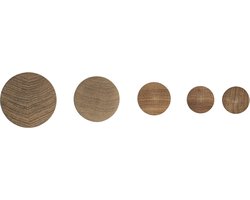 HOME It® houten knoppen Ø45/Ø55/Ø75/Ø90 mm natuurlijk eiken