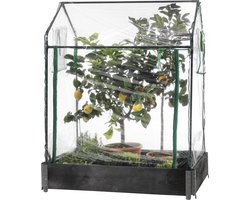 HOME It® Tuinkas voor Verhoogde Bedden - Moestuinkas - Bescherming voor Planten & Groenten - 115 × 76 × 110/130 cm