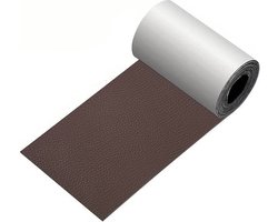 Home & Marker - Leer Reparatie Set -Zelfklevend Kunstleer - Kunstleer op Rol - Reparatiedoek - Bruin - 40 x 300 CM - LEATHERPATCH