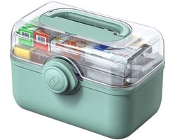 Home & Marker - Multi-Level Opbergbox Met Meerdere Compartimenten - Organizer Koffer 28x19x16cm - BOKSARA