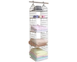 Home & Marker - Opvouwbaar Kledingrek - Kleding Rek - Kleding Organizer Opbergsysteem - Kledingkast Organizer - FOLDWAY