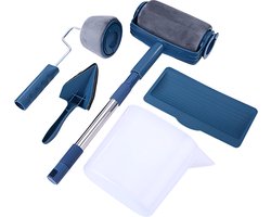 Home & Marker Schilderkit – Complete 6-delige Set met Verfrollers en Verstelbare Steel – Voor Muren, Plafonds en Hoeken – Eenvoudig en Snel Schilderen - PRIMEPAINTER