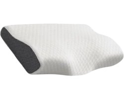 Home & Marker - Traagschuim Kussen - Memory Foam Kussen - Hoofdkussen Nekklachten - Orthopedisch Kussen - Geschikt voor Zij, Buik en Rug Slapers - DERISILK Plus