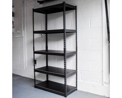 Home Master® Opslagrek – 175 kg Heavy Duty – Gelamineerde MDF Planken – Eenvoudige Montage – Geen Gereedschap Nodig – 1,83 x 0,90 x 0,45 m