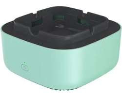Home Mini Pocket Asbak / Elektronische Rookloze Asbak Luchtreiniger groen/ Rookwaren / tabak accessoires / cadeau voor de roker / terras asbakken / TikTok asbak / CleanAir Asbak /Automatische luchtzuiverende asbak / Asbak met luchtreiniger