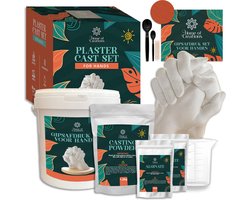 Home of Creations DIY Gipsafdruk Handen Set - Verjaardag Cadeau - Gips Gieten met Modelgips - Tastbare Herinnering