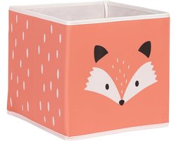 Home Opvouwbare opbergdoos, open stoffen box voor speelgoed, kleding en meer, 30 x 30 x 30 cm