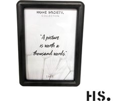 Home Society - Fotolijst - Amelie - 13x18 cm - Hout - Zwart