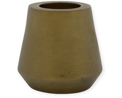 Home Society - Kandelaar - Kaarsenhouder - Multifunctioneel - Goud - Metaal - XL en Dinerkaars - S