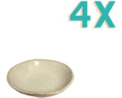 Home Society Klein Bordje Sofie Beige 4 stuks