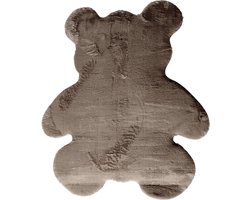 Home Styling Collection - Kinderkleed beer van imitatiebont BJÖRN, 100 x 85 cm - taupe