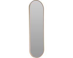 Home Styling Collection - Ovale wandspiegel SORO, 30 x 100 cm - lichtbruin
