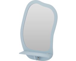 Home Styling Collection - Spiegel - Spiegel voor de kinderkamer met een handige plank voor schatten, 40 x 11 x 60 cm
