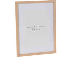 Home & Styling Fotolijst - 32 x 42 x 2 cm - hout - geschikt voor 20 x 30 cm foto - fotolijstjes
