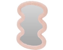 Home & Styling Golvende Spiegel - 30x2x40cm - Roze