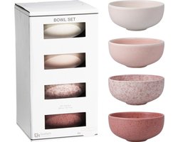 Home & Styling Kommen - Ø11x5cm - 300ml - Set van 4 stuks - Multi
