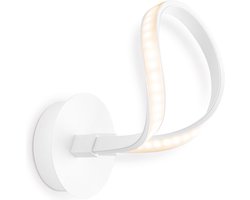 Home Sweet Home - Design Led Wandlamp Led String - Wit - Aluminium - 17/20/23,5cm - LED geïntegreerd - Led wandverlichting - wandlamp geschikt voor woonkamer, slaapkamer