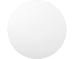 Home Sweet Home Diffuser voor Lampenkap Gesloten Rond van stof - Wit - Blender voor licht diffuser - 25/25/0.5 cm - geschikt voor plafondlamp met doorsnede 25cm