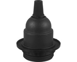 Home Sweet Home - DIY lamphouders - Lamponderdelen - ø5.8 x 7.3 cm - E27 - Black - Cilinder - Ontworpen voor Hanglampen, Wandlampen