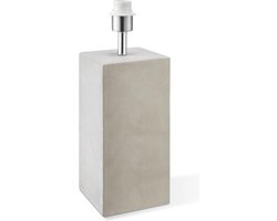 Home Sweet Home - Industriële tafellamp voet Pillar voor lampenkap - Beton - 11/11/43cm - gemaakt van Beton - geschikt voor E27 LED lichtbron -
