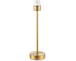 Home Sweet Home - Klassieke tafellamp voet Single voor lampenkap - Messing - 10/10/36.5cm - gemaakt van Metaal - geschikt voor E27 LED lichtbron - voor lampenkap met doorsnede max.35cm