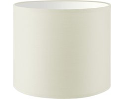 Home Sweet Home Lampenkap Bling cilinder - van stof - beige - Moderne stoffen Lampenkap - 20/20/17cm - E27 lamphouder - voor wandlamp, tafellamp en hanglamp - RoHS getest