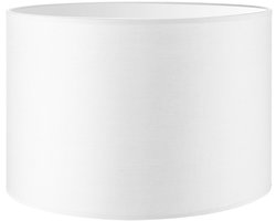 Home Sweet Home Lampenkap Bling cilinder - van stof - Wit - Moderne stoffen Lampenkap - 30/30/20cm - E27 lamphouder - voor tafellamp, vloerlamp en