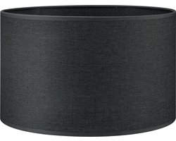 Home Sweet Home Lampenkap Canvas cilinder - van stof - dark gray - Moderne stoffen Lampenkap - 35/35/21cm - E27 lamphouder - voor vloerlamp, tafellamp en hanglamp - RoHS getest