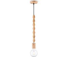 Home Sweet Home - Landelijke Hanglamp Dana - hanglamp gemaakt van Hout - 10/10/115cm - Pendellamp geschikt voor woonkamer, slaapkamer en keuken -