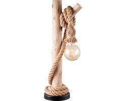 Home Sweet Home - Landelijke tafellamp Maritime - 23/23/60cm - bedlampje - geschikt voor E27 LED lichtbron